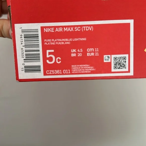 [BRAND NEW] Nike Air Max SC Size 5C - Picture 6 of 6